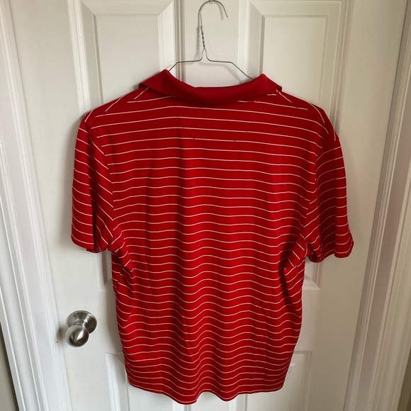 Men’s Red Striped Polo - Picture 4 of 4